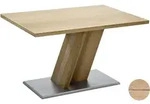 Sch&ouml;sswender &raquo;Padua&laquo; S&auml;ulentisch 130x85 cm / San Remo Sand