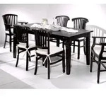 SIT &raquo;Samba&laquo; Esstisch Antik Akazie massiv 9516-30 / 160x90x77 cm