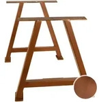 SIT Tops & Tables Untergestell l Eisen antikbraun / B 80 x H 73 x T 15 cm
