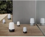 blomus &raquo;Spirit&laquo; LED Outdoor Leuchte 25x15 cm / hellgrau