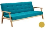 SalesFever &raquo;Liyah&laquo; Schlafsofa Senfgelb