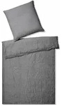 Elegante Casual Bettw&auml;sche &raquo;Breeze&laquo; Grau-Melange 7038-990 Bettw&auml;sche 155x200 cm /