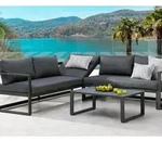 barths &raquo;Rhodos&laquo; Lounge-Set anthrazit