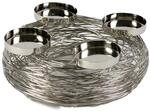 VOSS Design &raquo;Tangle&laquo; Kranz in silber &ndash; erh&auml;ltlich in 2 Gr&ouml;&szlig;en