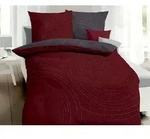 Kaeppel Essential Bettw&auml;sche &raquo;Jaro&laquo; 285/642 rubin 135x200 cm / 80x80 cm