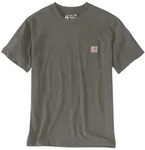 Carhartt T-Shirt mit Brusttasche XL dunkeloliv