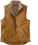 Carhartt Mock Neck Winterweste mit Webpelzfutter