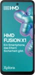 HMD Fusion X1 (Kinder Smartphone) 128 GB Black P-4202060