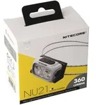 Nitecore NU21 Stirnlampe wiederaufladbar Artic White, max. 360 Lumen