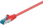 Goobay CAT 6A Patchkabel, S/FTP (PiMF), Rot
