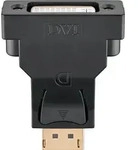 Goobay DisplayPort/DVI-D-Adapter 1.1, vergoldet - DisplayPort-Stecker > DVI-I-Buchse