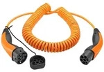 LAPP MOBILITY Spiral-Ladekabel Typ 2, bis zu 11 kW, 5 m, Orange - 20 A, 3-phasig, zum