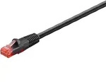 Goobay CAT 6 Outdoor-Patchkabel, U/UTP, Schwarz