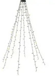 Goobay 200 LED-Baummantel mit Ring - mit Timer- und Memory-Funktion, 8 Leuchtmodi,