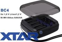 Xtar BC4 Schnell-Ladeger&auml;t f&uuml;r Li-Ion 1.5V Akku und 1,5V NiMH 1,2V Akkus AA AAA