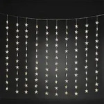 LED Lichtervorhang mit Sternen 120 ww LED 3703-103