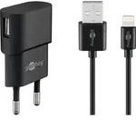 Goobay Apple Lightning Ladeset (5 W) - Netzteil mit Apple Lightning Kabel 1m
