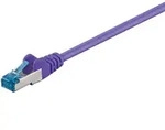 Goobay CAT 6A Patchkabel, S/FTP (PiMF), Violett