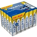 Varta Batterie Alkaline, Micro, AAA, LR03, 1.5V Energy, Cube, Retail Box (24-Pack)