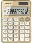 Canon KS-125KB-GD Gold Tischrechner, 12-stellig, Solar, neigbares LCD-Display