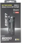 Nitecore EDC37 taktische LED-Taschenlampe, 8000 Lumen, -Stil, Li-Ion Akku 8000mAh,