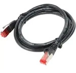 Goobay CAT 6 Patchkabel, S/FTP (PiMF), Schwarz
