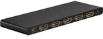 Goobay HDMITM-Splitter 1 auf 4 (4K @ 60 Hz) - teilt 1x HDMITM-Eingangssignal auf 4x