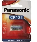 CR123A Panasonic Batterie Photo Lithium CR123