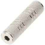 Goobay Kopfh&ouml;rer-Adapter, AUX-Klinke 3,5 mm, Buchse zu Buchse, Metallausf&uuml;hrung -