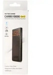 Nitecore CARBO10000 GEN2 Powerbank &ndash; 10.000 mAh Ultraleichtes Carbon-Geh&auml;use,