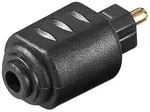 Goobay TOSLINK Digital Audio-Adapter, Mini-TOSLINK zu TOSLINK - 3,5 mm mini