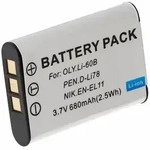 AccuCell Akku passend f&uuml;r Ricoh DB-L70, DB-80, R50 Akku