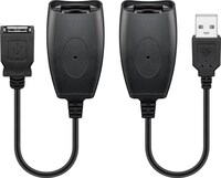 Goobay USB 2.0 Hi-Speed Verl&auml;ngerungskabel, Schwarz - USB 2.0-Stecker (Typ A) > USB