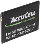 AccuCell Akku passend f&uuml;r Siemens Gigaset GS180 V30145-K1310-X467 3,85 Volt...