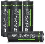 AA Akku GP NiMH 2000 mAh ReCyko Pro Photoflash 1,2V 4 St&uuml;ck