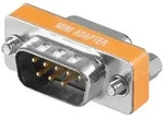 Goobay Nullmodem-Adapter - D-SUB/RS-232-Stecker (9-polig) > D-SUB/RS-232-Buchse