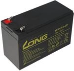 Kung Long WP7.2-12M, 12Volt, 7,2Ah VDS G109001, mit Faston 4,8mm Steckkontakten