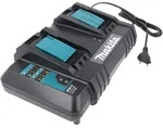 2-Schacht Makita DC 18 SH Doppel Schnell-Ladeger&auml;t 14,4 Volt und 18 Volt f&uuml;r...