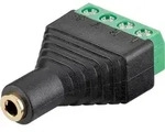 Goobay Terminal Block 4-pin > Klinke 3,5 mm Buchse (4-Pin, stereo) -