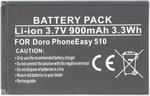 AccuCell Akku passend f&uuml;r den Simvalley PX-3371-675 Akku Handy