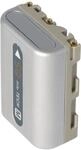 AccuCell Akku passend f&uuml;r Sony NP-QM50, Sony NP-QM51 Silber