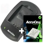 AccuCell Ladeger&auml;t und Akku passend f&uuml;r Sony NP-BK1 kein Origina