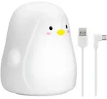 Goobay LED-Nachtlicht "Pinguin" - warmwei&szlig;es Licht und 7 Farbwechsel (RGB-Licht),