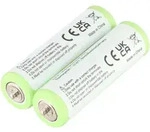 2 St&uuml;ck Akku passend f&uuml;r Panasonic ER1410, ER1411, ER154, WER1410L2508, 1,2V,