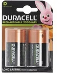 Duracell Recharge Akku HR20 Mono LR20 NiMH 3000mAh 2er Blister