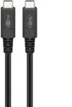 Goobay USB-CTM-Kabel USB4TM Generation 3x2, 1 m - USB-CTM-Stecker >...