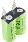 Notleuchtenakku NiMH 2,4V 3000mAh F1x2 Sub-C mit Faston-Anschluss 2,8mm und...