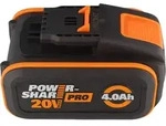 Worx Power Share Plus original WORX Akku WA3553 20V 4,0Ah Li-Ion