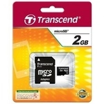 Transcend MicroSD Karte 2GB und SD Adapter Transcend MicroSD Karte 2GB und SD Adapter