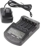 Schnellladeger&auml;t mit LCD-Display f&uuml;r 1,2V NiMH AA Mignon, AAA Micro Akku